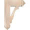 Ekena Millwork Balboa Arts and Crafts Smooth Bracket w/ Offset Brace, Douglas Fir, 7 1/2"W x 20"D x 28"H BKT0806X20X28BOA03SDF - alternate 3